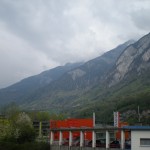 It be raining up there Towards Chamonix